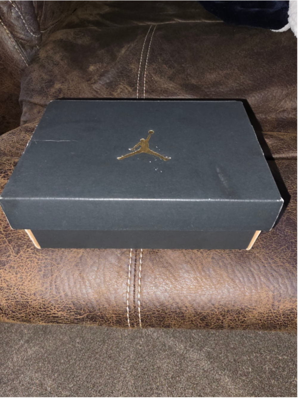 Nike Air Jordan 4 Retro TD Black Yellow Thunder Toddler Size 7C w/ Box